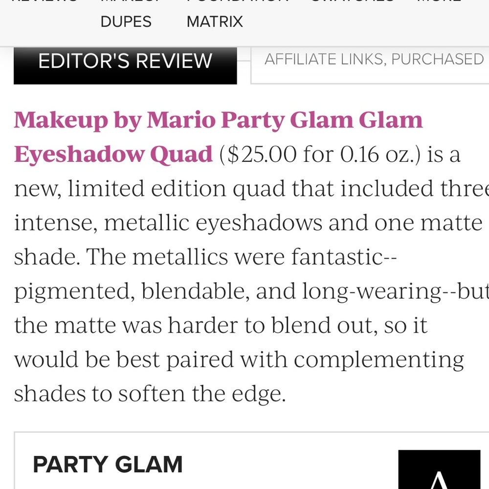 Makeup by Mario Party Glam eye palette - Picture 8 of 8